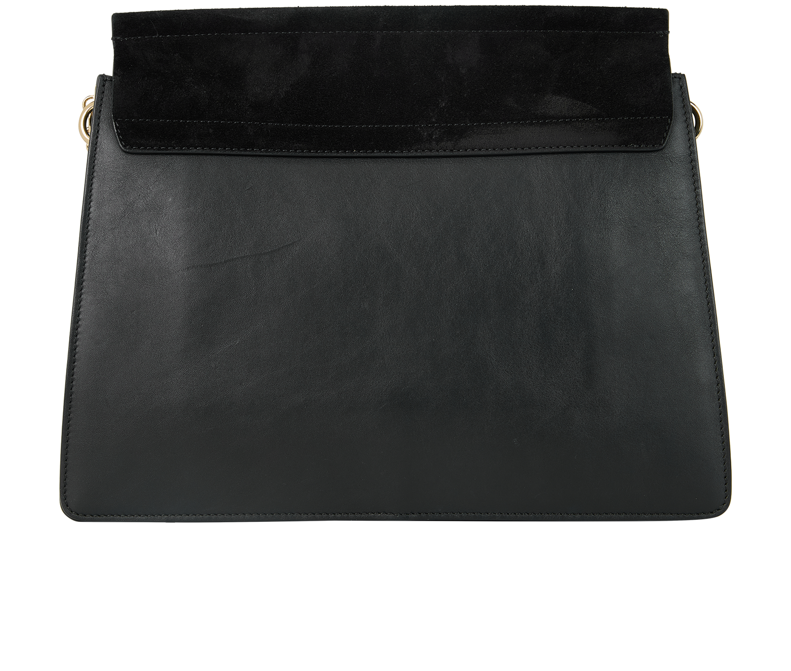 Medium Faye, &pound;350, Handbags, Black, Leather/Suede, Back view